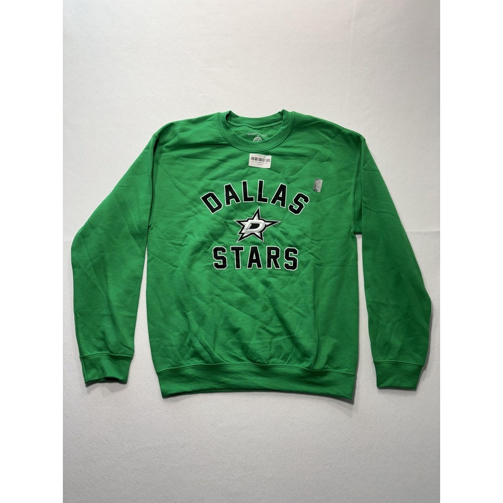 Dallas Stars Sweatshirt Mens Medium Green NHL Hockey Crewneck American Needle